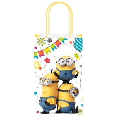 Despicable Me 3 Minions Kraft Paper Lootbags Pk 8