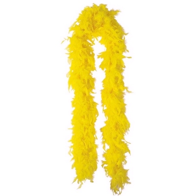 Yellow Feather Boa (150cm)