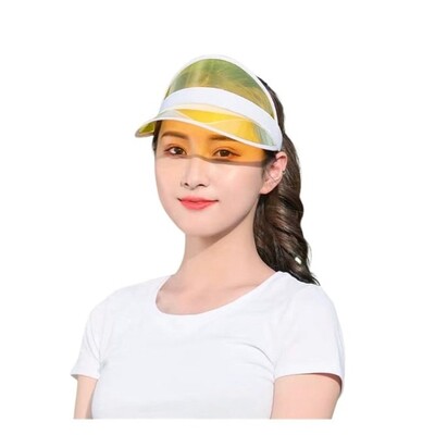 Sun Visor Sports Costume Party Hat Yellow