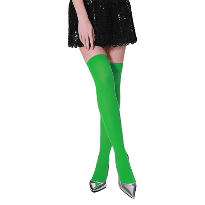 Green Thigh High Stockings Tights