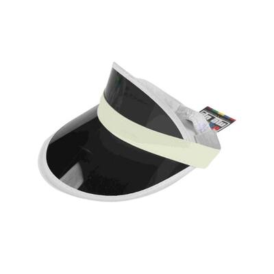 Black & White Poker Sports Visor