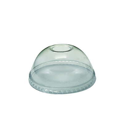 BetaEco Clear Plastic Dome Lid for PET 12 14 16 20 24oz Cups Pk 50