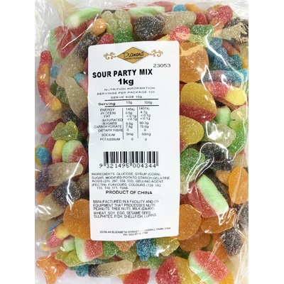 Sour Party Mix Lollies 1kg 