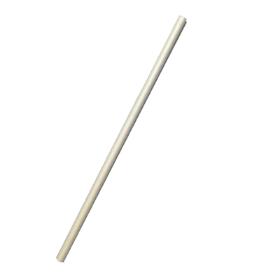 BetaEco White Paper Straws 197mm x 6mm (Pk 250)