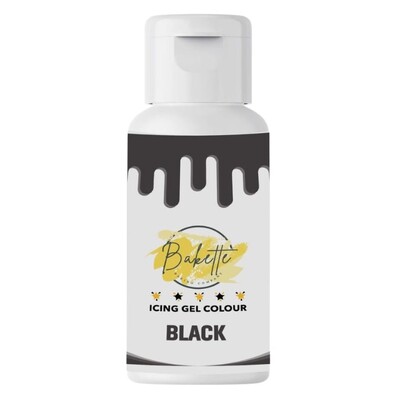 Bakette Icing Gel Colour Black 20ml