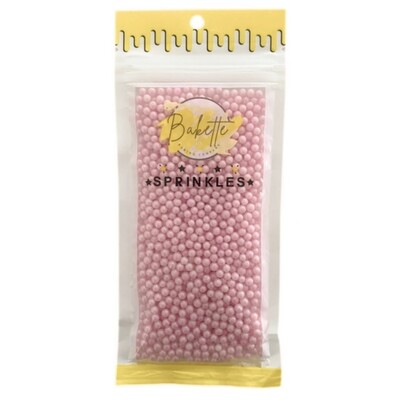 Bakette Pearly Pink Sugar Pearls Cake Sprinkles 56g