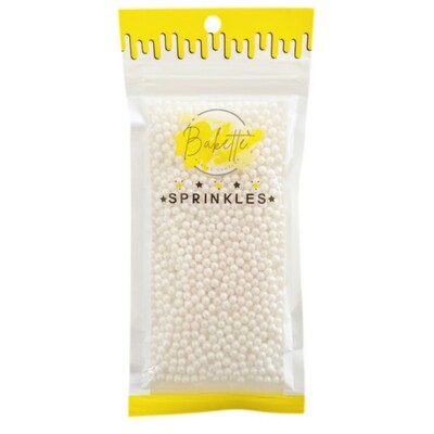 Bakette Pearly White Sugar Pearls Cake Sprinkles 56g