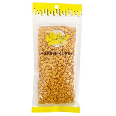 Bakette Mini Gold Stars Cake Sprinkles 56g