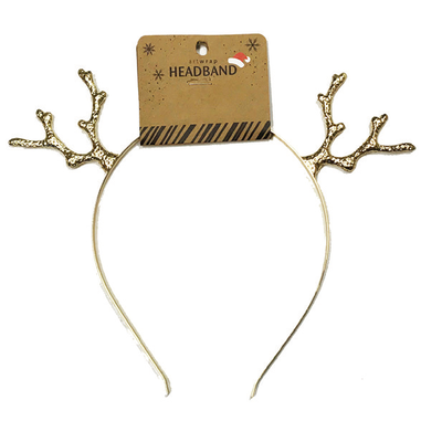 antler headband metal