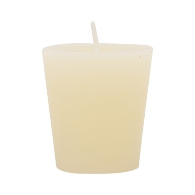 Ivory Amber Vanilla Scented Votive Candle Pk1