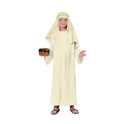 Child Ivory Wise Man Christmas Nativity Costume Large 12-14 Yrs