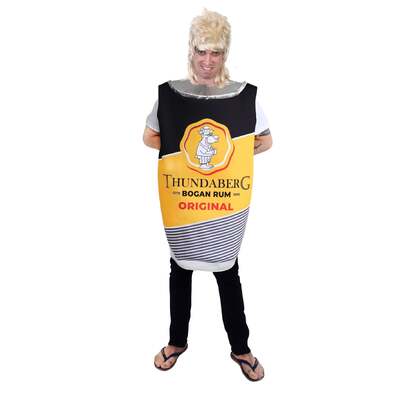 Adult Thundaberg Bogan Rum Can Costume One Size