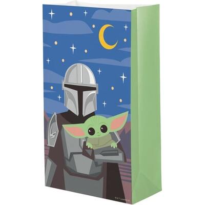 Star Wars The Child Paper Party Loot Bags 8 Pack