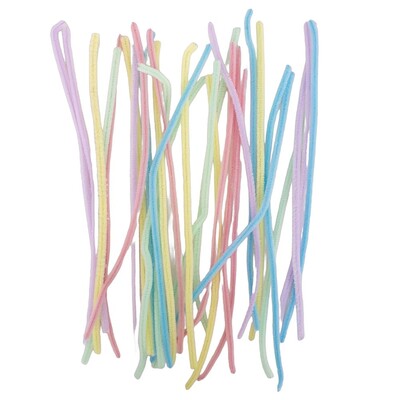 Easter Pastel Chenille Stems Pipe Cleaners Pk 30 Craft Supplies