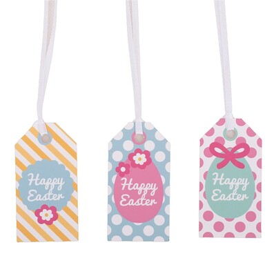 Happy Easter Gift Tags Pk 24