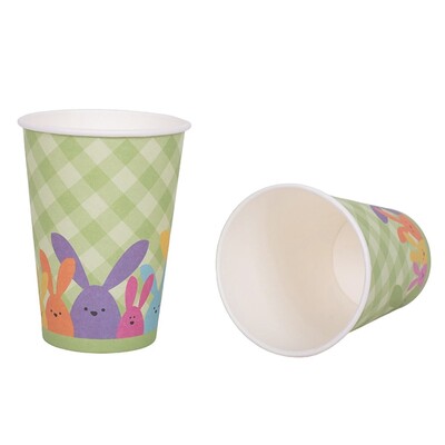 Cute Easter Bunny Paper Cups 266ml Pk 20