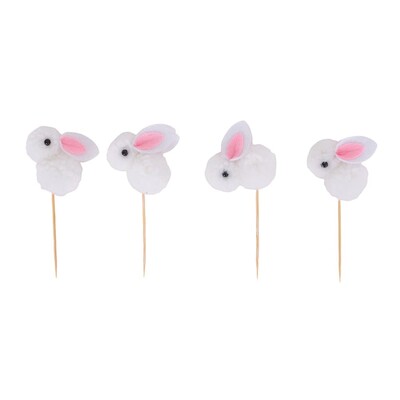 Easter Pom Pom Bunny Bunnies on Picks Pk 4