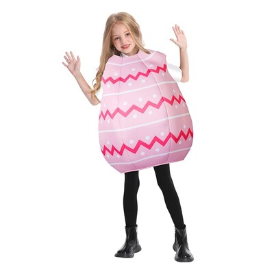 Child Easter Egg Tunic Costume One Size Hat Parade