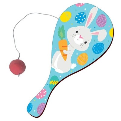 Easter Bunny Paddle Ball Game