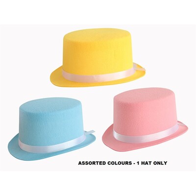 Child Easter Parade Top Hat Pk 1 Assorted Colours