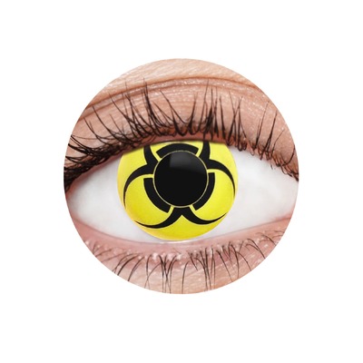 EyeFX Radioactive Costume Contact Lenses & Case