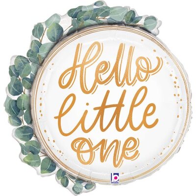 Foil Hello Little One Wreath Balloon Baby Shower