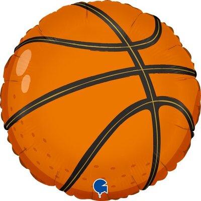 Foil Basketball Balloon 46cm Sports