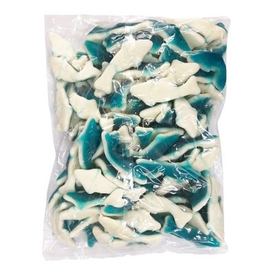 Blue & White Gummy Sharks Lollies 1kg