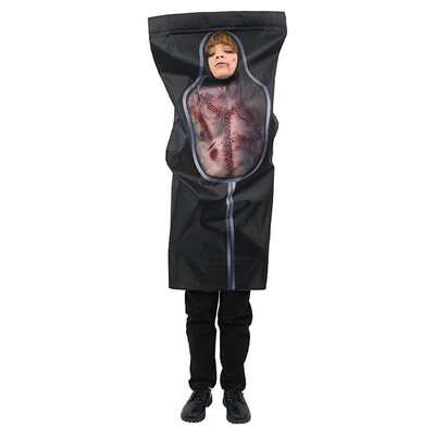 Child Body Bag Halloween Costume Large 7-8 Yrs