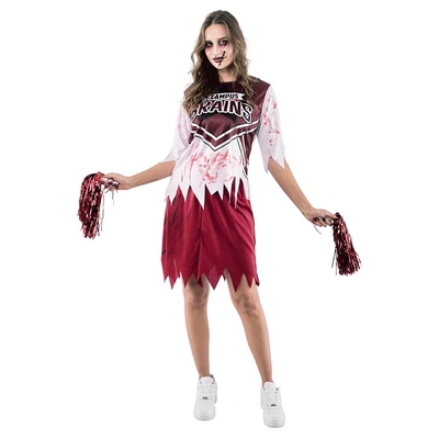 Adult Zombie Cheerleader Costume Medium Halloween