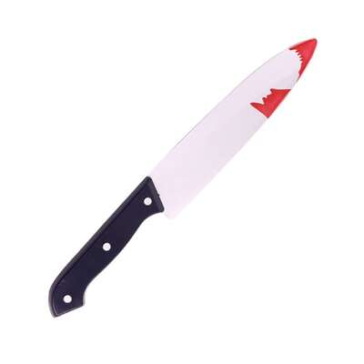 Plastic Bloody Carving Knife Halloween