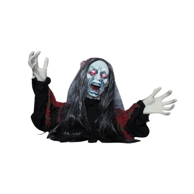 Animated Ground Breaker Zombie Halloween Decoration