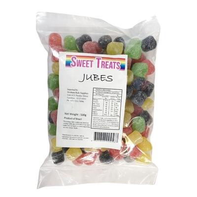 Bells Gummies Jubes Lollies Assorted Flavours 500g