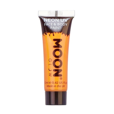 Moon Glow Neon UV Face & Body Paint Intense Orange 12ml