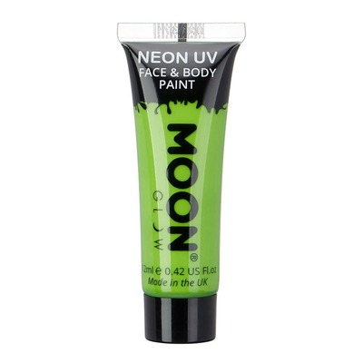 Moon Glow Neon UV Face & Body Paint Intense Green 12ml