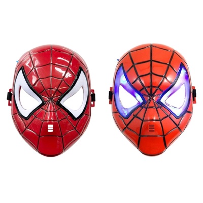 Plastic Spider Hero Light Up Mask