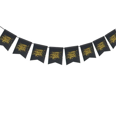 Happy New Year Bunting Banner Decoration 10 Sheets