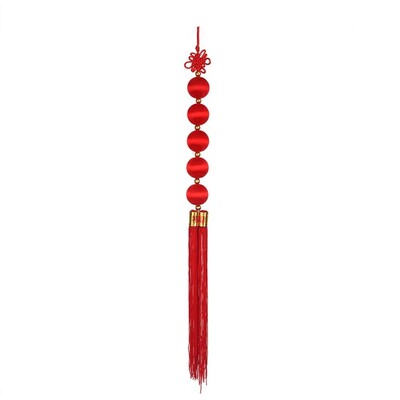 Chinese New Year Red Bauble Hanging Decoration 60cm