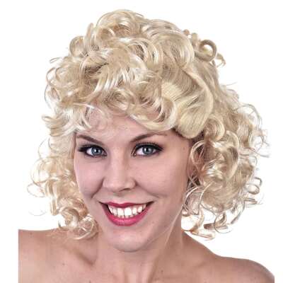 Blonde Curly Bad Sandy Wig