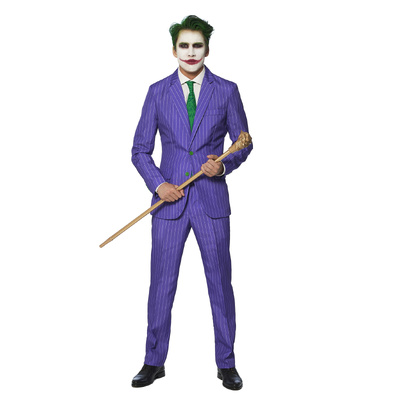 Adult The Joker Villain Suit Costume Mens Medium