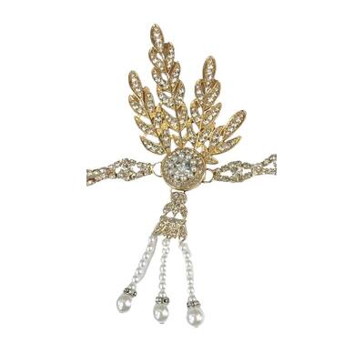 Golden 20s Premium Jewelled Flapper Headband