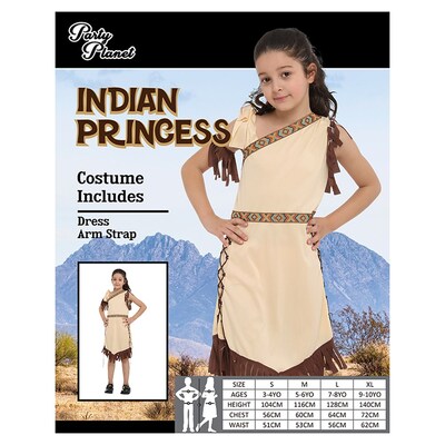 Child Indian Princess Girl Costume (X-Large, 9-10 Yrs)