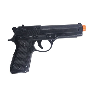 Black Plastic Toy Hand Gun 21cm