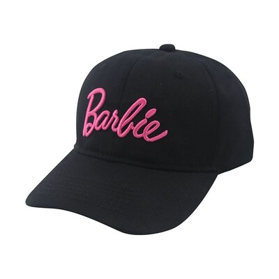 Cap Adult Barbie Black Baseball Cap Pk1 OC