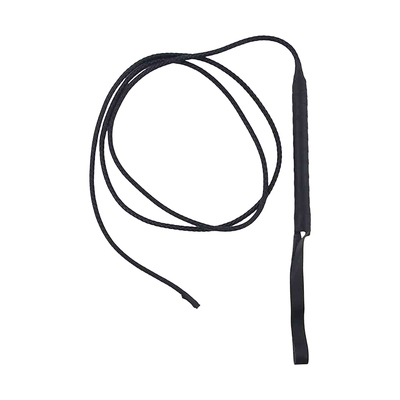 Black Long Toy Whip 194cm Costume Accessory