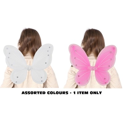 Child Pink or White 2 Layer Fairy Butterfly Costume Wings