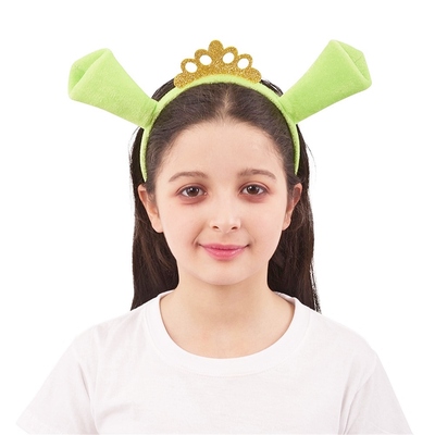 Green Ogre Princess Plush Ears Headband