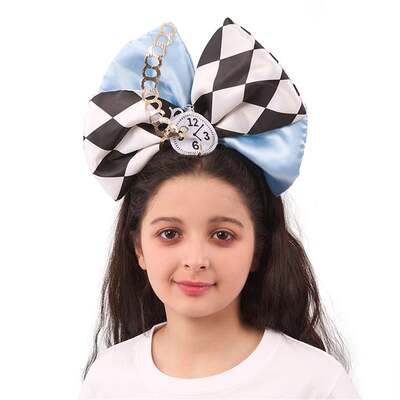 Wonderland Alice Headband with Clock