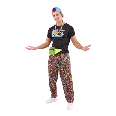 Adult 1990's Hip Hop Dude Costume Mens X Large