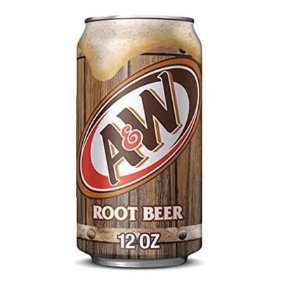 A & W Root Beer Soft Drink Can 355ml Pk 1